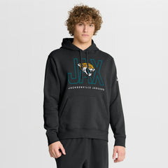 Jacksonville Jaguars Busted Play Club Fleece Pullover Hoodie - Black on sale
