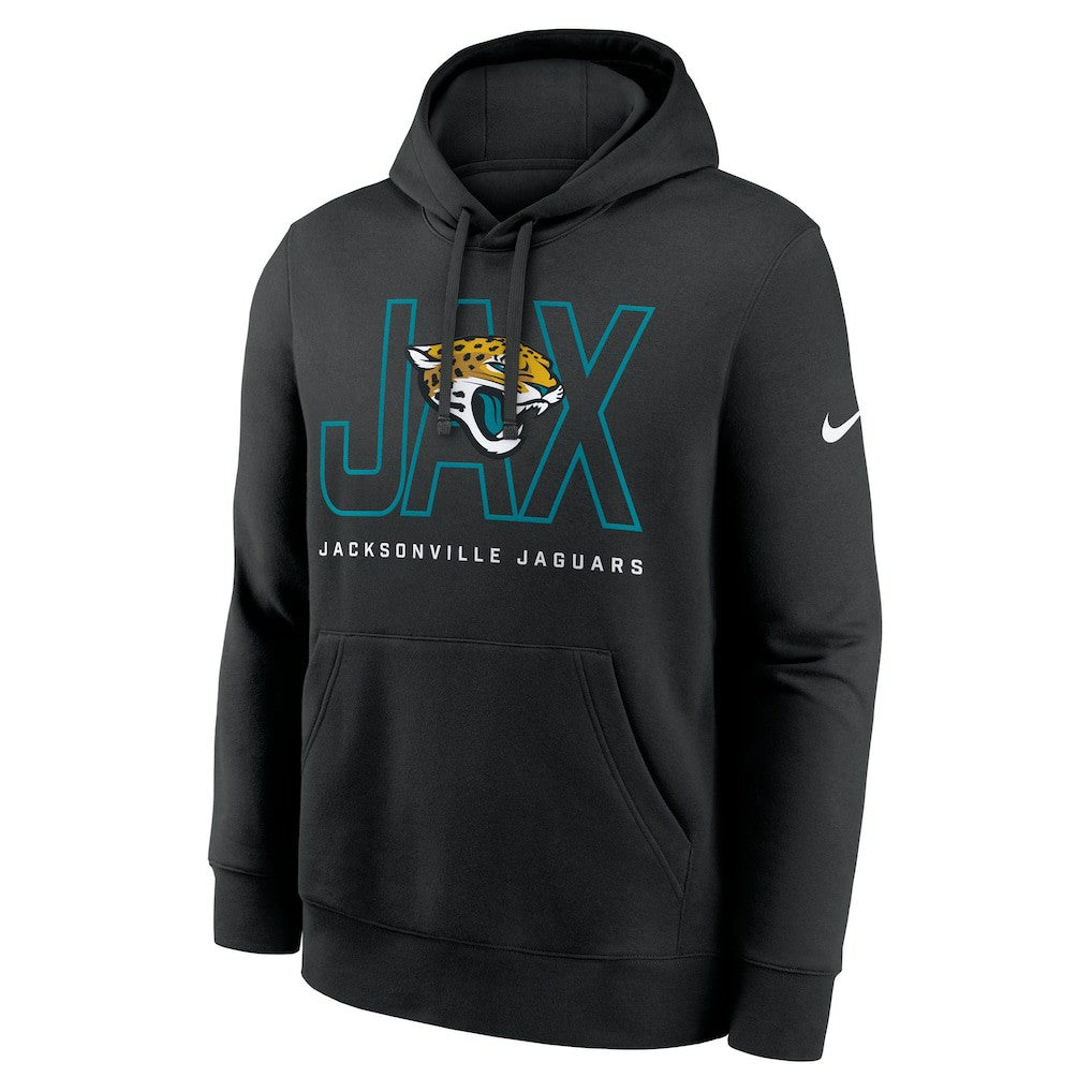 Jacksonville Jaguars Busted Play Club Fleece Pullover Hoodie - Black on sale