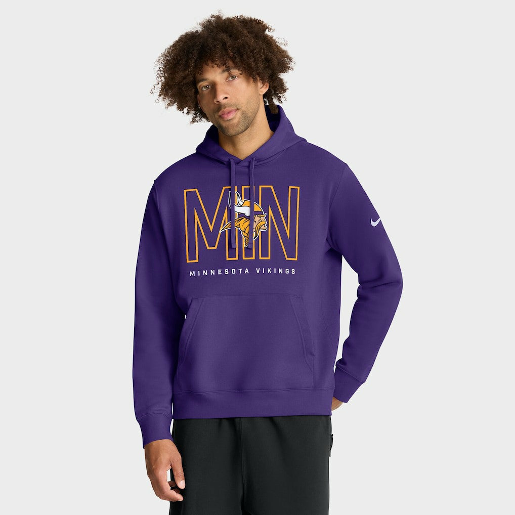 Minnesota Vikings Busted Play Club Fleece Pullover Hoodie - Purple online
