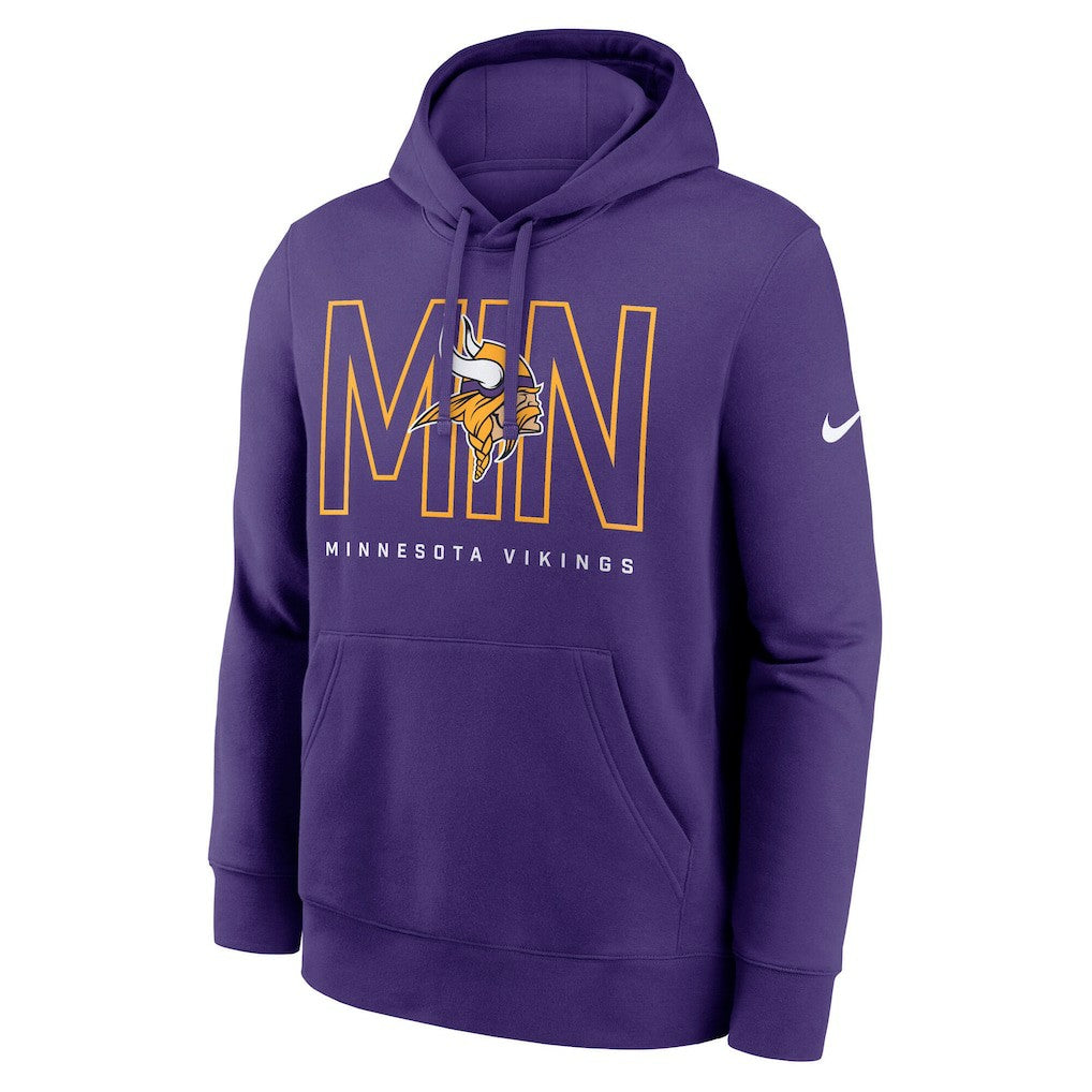 Minnesota Vikings Busted Play Club Fleece Pullover Hoodie - Purple online
