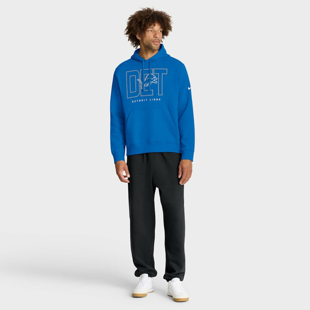 Detroit Lions Busted Play Club Fleece Pullover Hoodie - Blue outlet