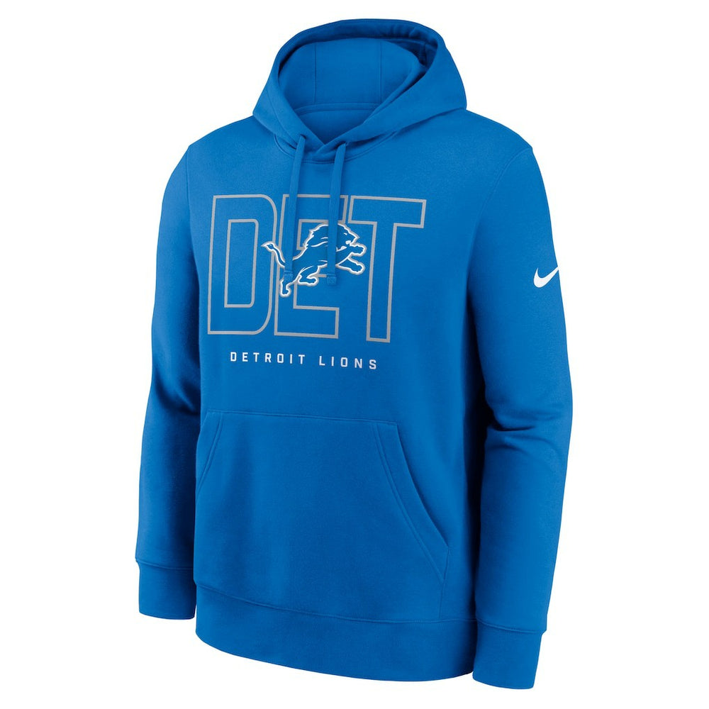 Detroit Lions Busted Play Club Fleece Pullover Hoodie - Blue outlet