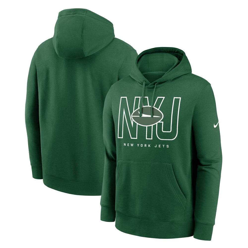 New York Jets Busted Play Club Fleece Pullover Hoodie - Green online