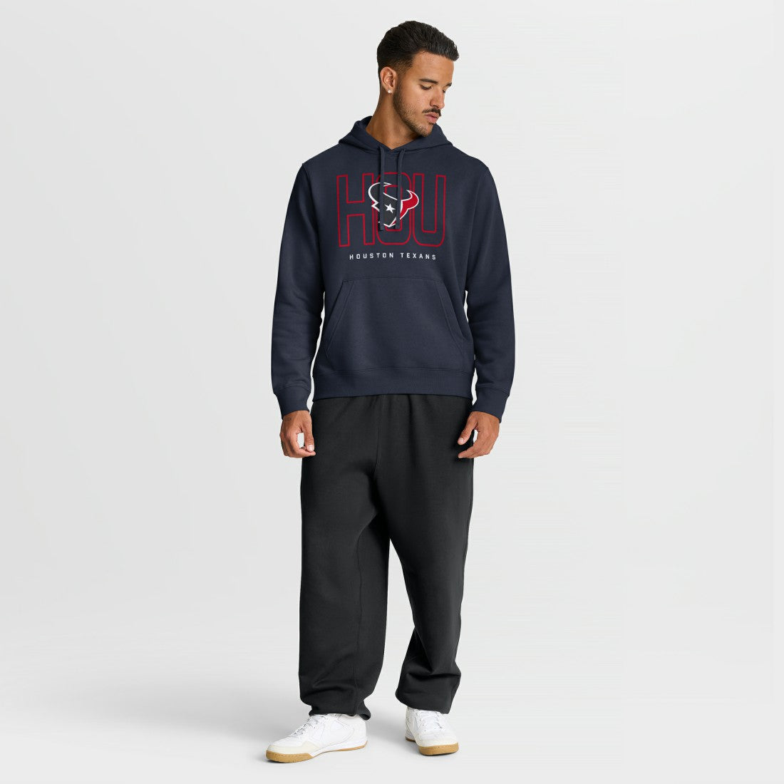 Houston Texans Busted Play Club Fleece Pullover Hoodie - Navy cheap