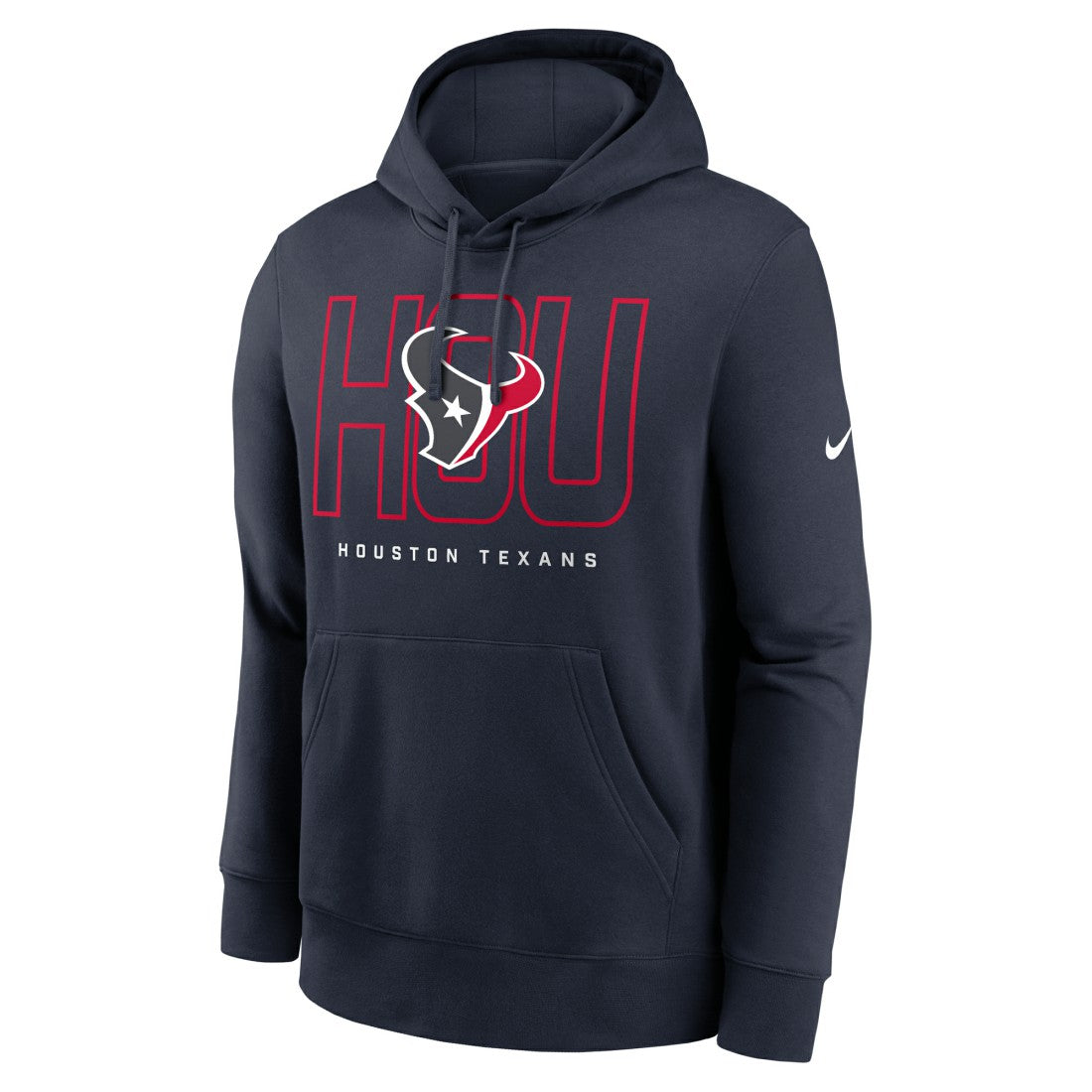 Houston Texans Busted Play Club Fleece Pullover Hoodie - Navy cheap