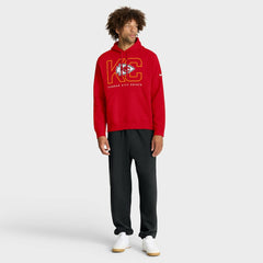 Kansas City Chiefs Busted Play Club Fleece Pullover Hoodie - Red sale