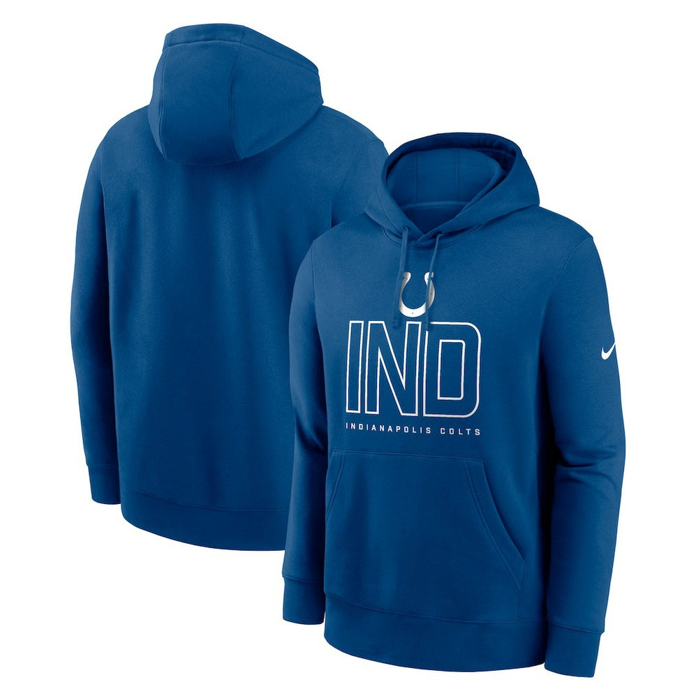 Indianapolis Colts Busted Play Club Fleece Pullover Hoodie - Royal discount