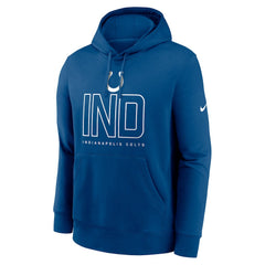 Indianapolis Colts Busted Play Club Fleece Pullover Hoodie - Royal discount