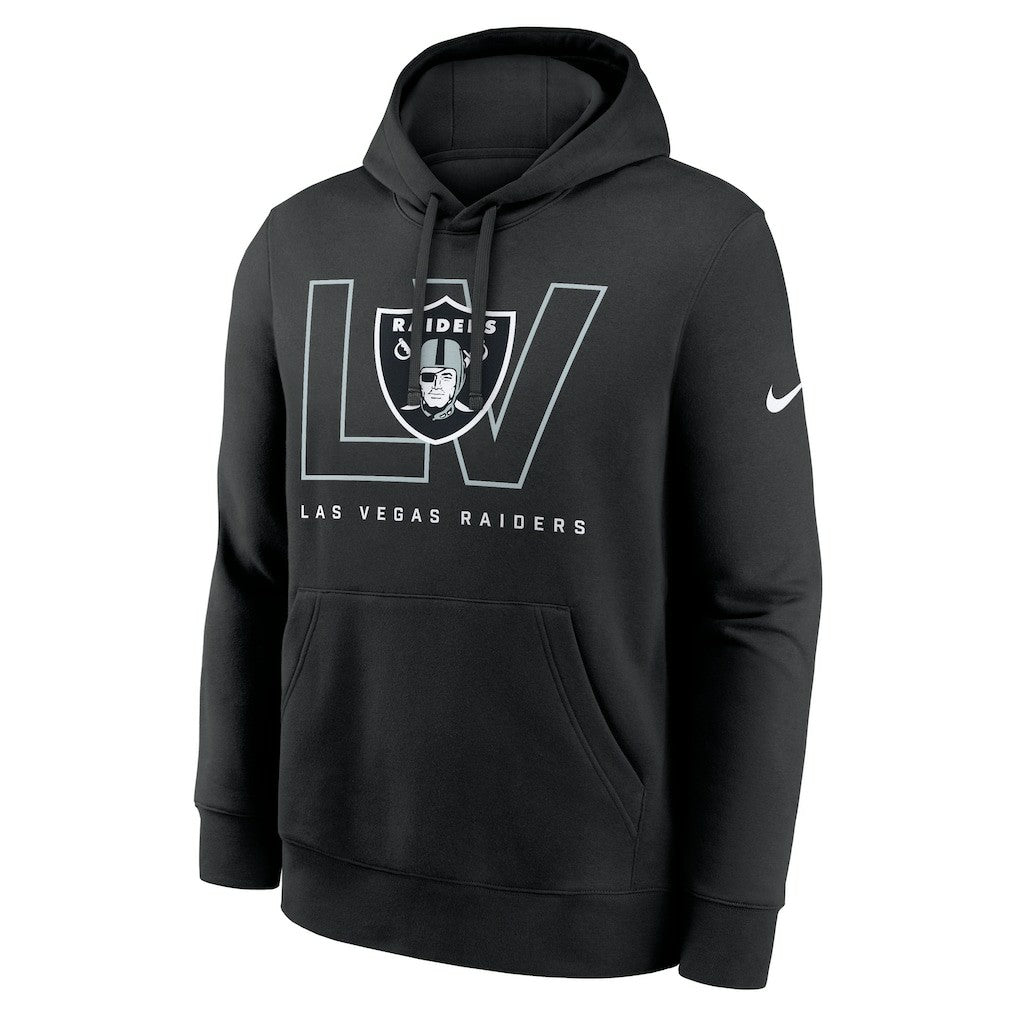Las Vegas Raiders Busted Play Club Fleece Pullover Hoodie - Black online