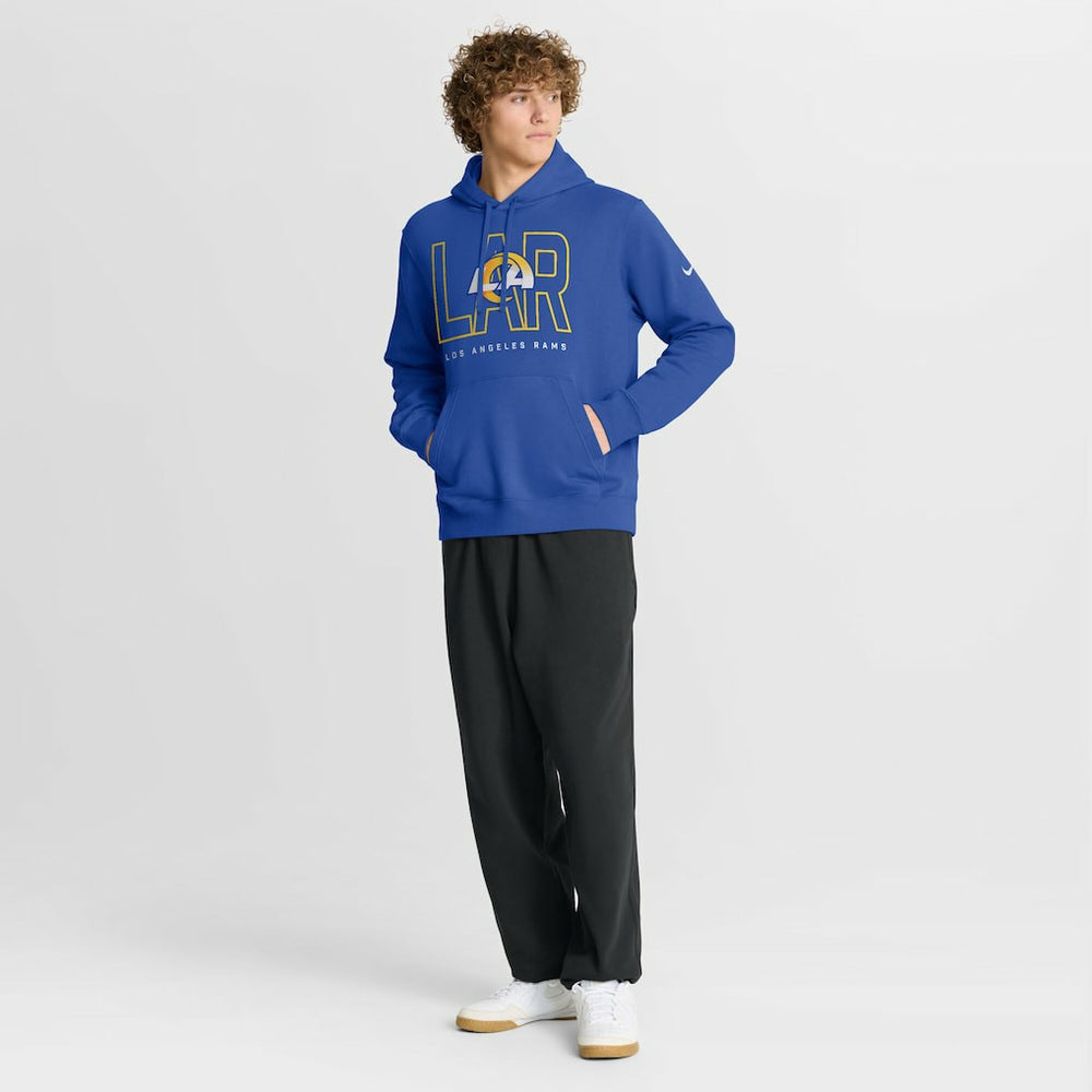 Los Angeles Rams Busted Play Club Fleece Pullover Hoodie - Royal discount