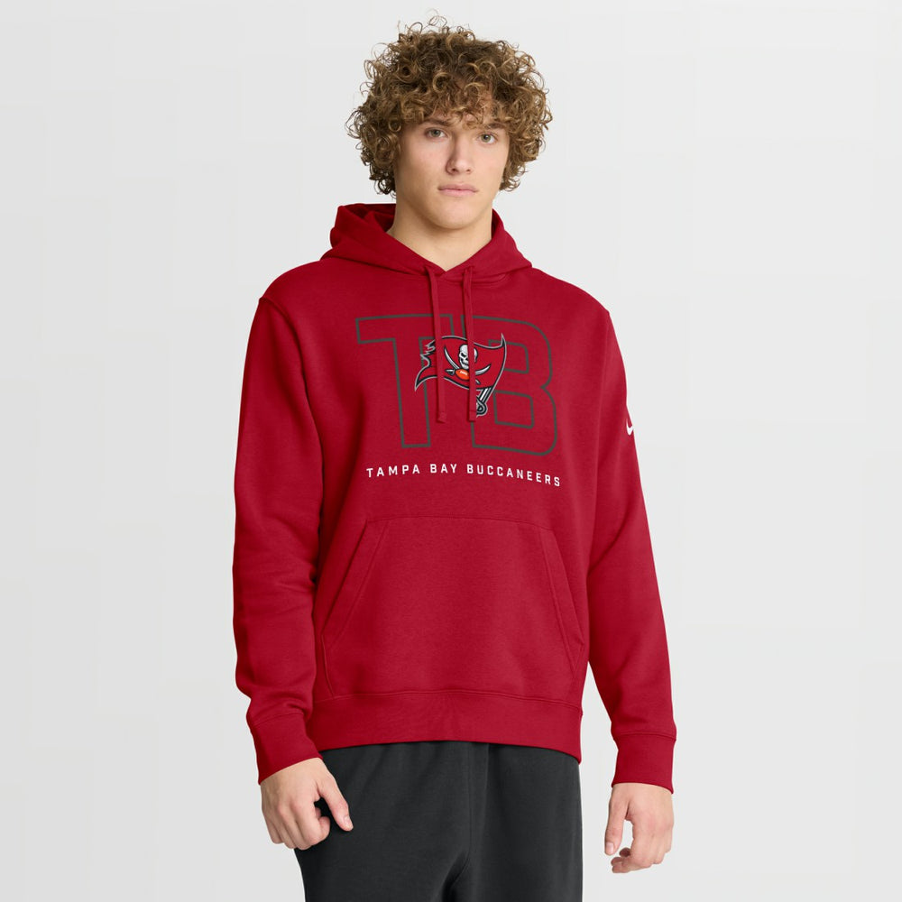 Tampa Bay Buccaneers Busted Play Club Fleece Pullover Hoodie - Red online