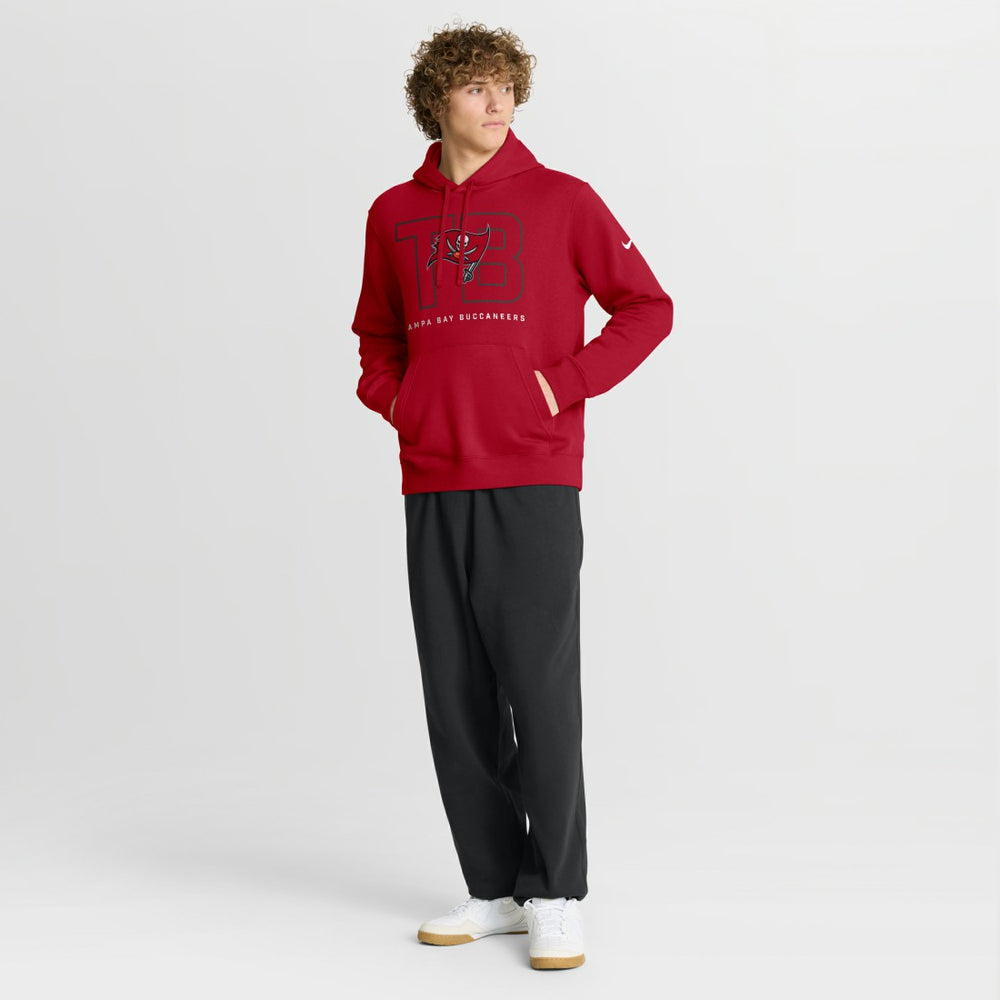 Tampa Bay Buccaneers Busted Play Club Fleece Pullover Hoodie - Red online