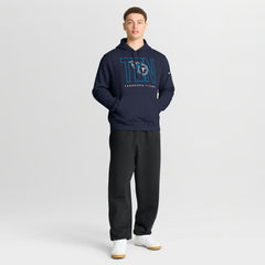 Tennessee Titans Busted Play Club Fleece Pullover Hoodie - Navy sale