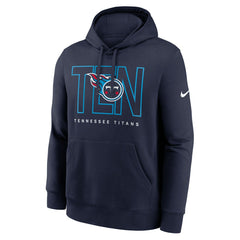 Tennessee Titans Busted Play Club Fleece Pullover Hoodie - Navy sale
