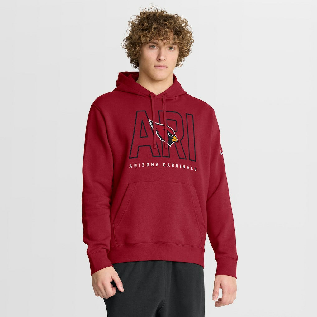Arizona Cardinals Busted Play Club Fleece Pullover Hoodie - Cardinal outlet