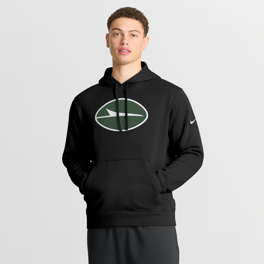 New York Jets Club Fleece Pullover Hoodie - Black cheap
