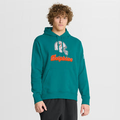 Miami Dolphins Best Season Rewind Club Pullover Hoodie - Aqua cheap
