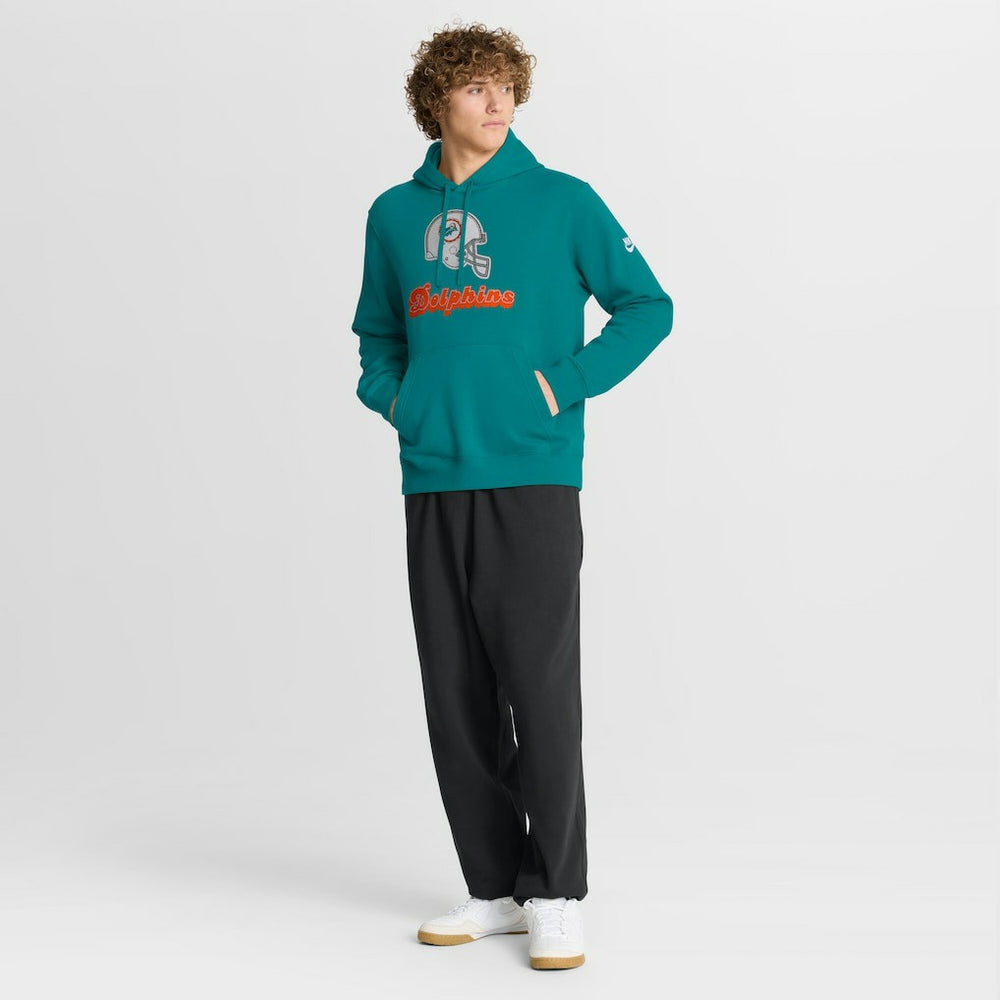 Miami Dolphins Best Season Rewind Club Pullover Hoodie - Aqua cheap