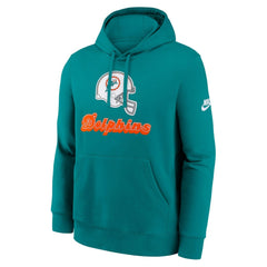 Miami Dolphins Best Season Rewind Club Pullover Hoodie - Aqua cheap
