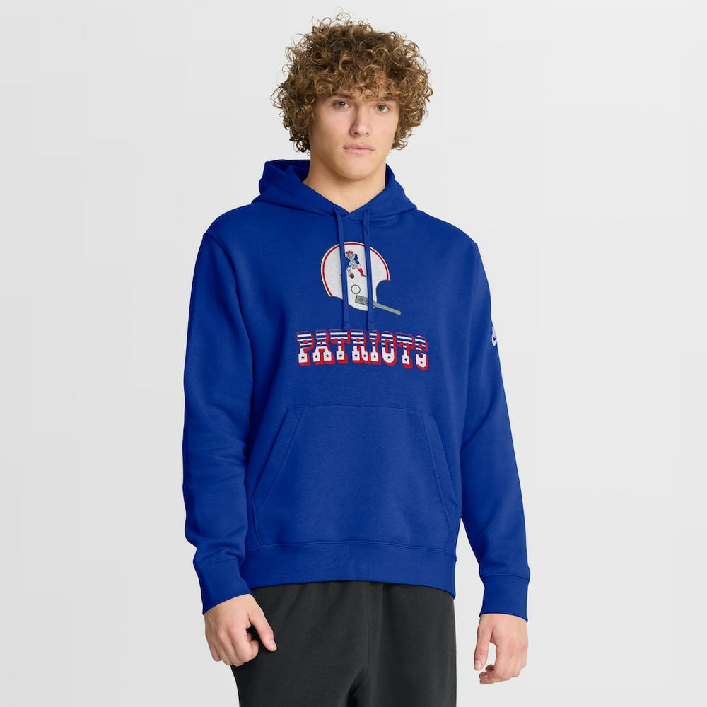New England Patriots Best Season Rewind Club Pullover Hoodie - Royal discount