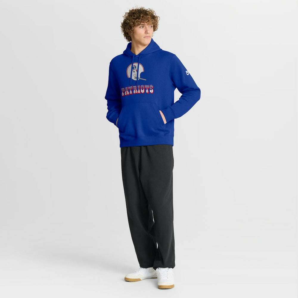 New England Patriots Best Season Rewind Club Pullover Hoodie - Royal discount