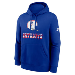 New England Patriots Best Season Rewind Club Pullover Hoodie - Royal discount