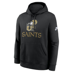 New Orleans Saints Best Season Rewind Club Pullover Hoodie - Black outlet