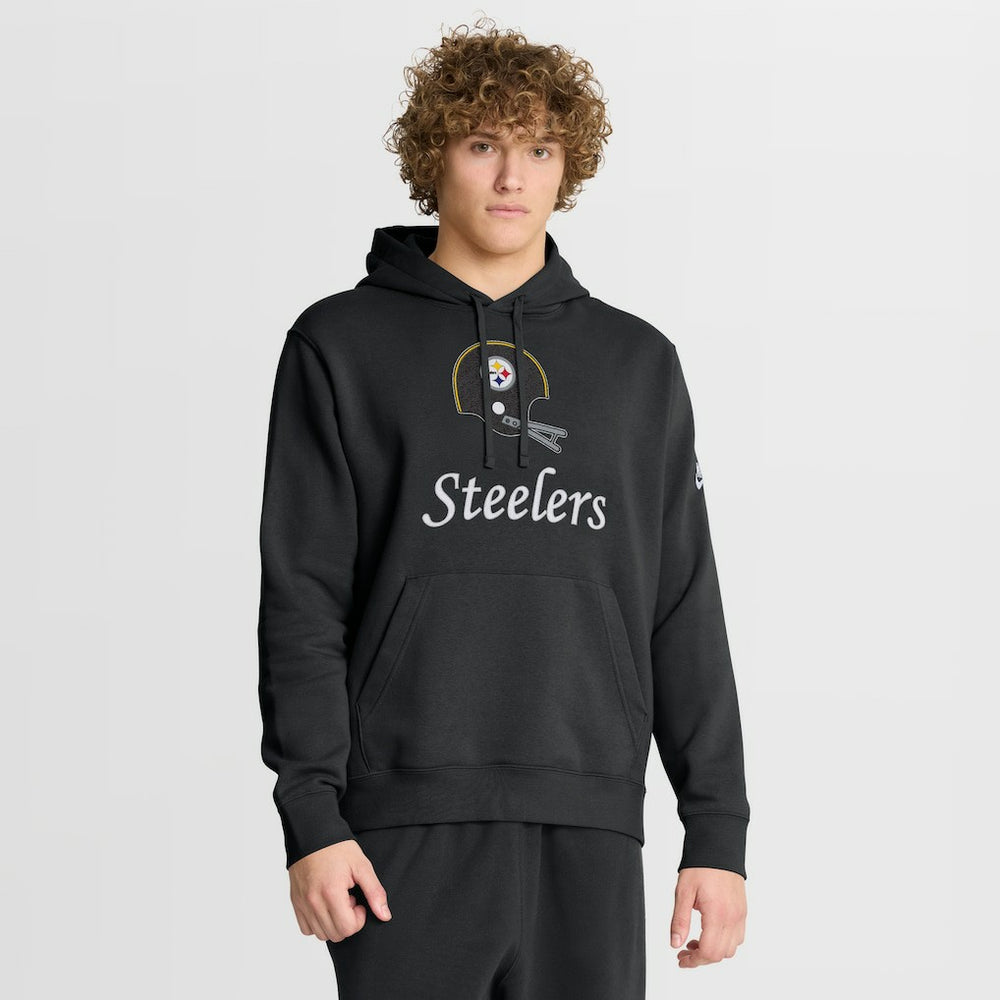 Pittsburgh Steelers Best Season Rewind Club Pullover Hoodie - Black discount