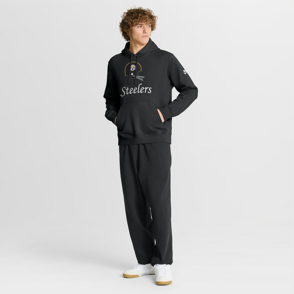 Pittsburgh Steelers Best Season Rewind Club Pullover Hoodie - Black discount