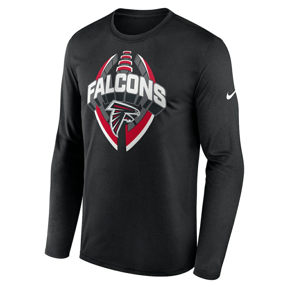 Atlanta Falcons Primetime Legend Icon Performance Long Sleeve T-Shirt - Black cheap