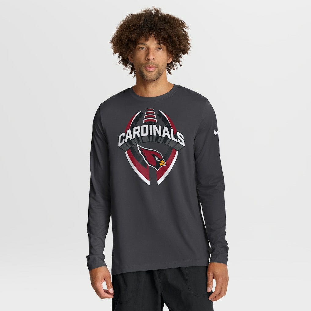 Arizona Cardinals Primetime Legend Icon Performance Long Sleeve T-Shirt - Anthracite discount