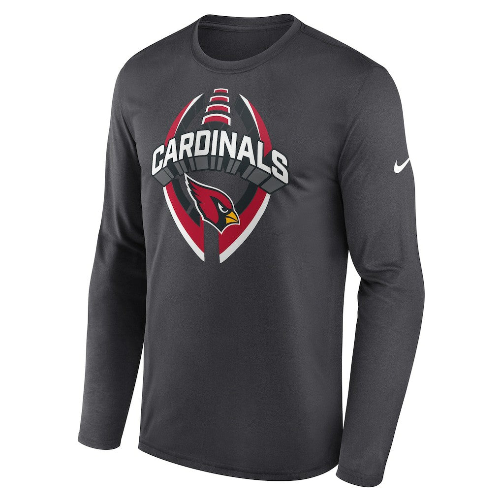 Arizona Cardinals Primetime Legend Icon Performance Long Sleeve T-Shirt - Anthracite discount