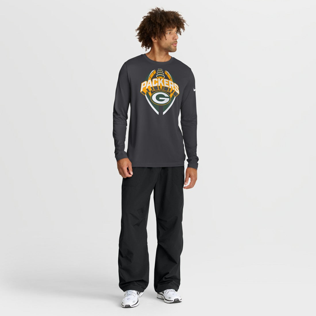 Green Bay Packers Primetime Legend Icon Performance Long Sleeve T-Shirt - Anthracite outlet