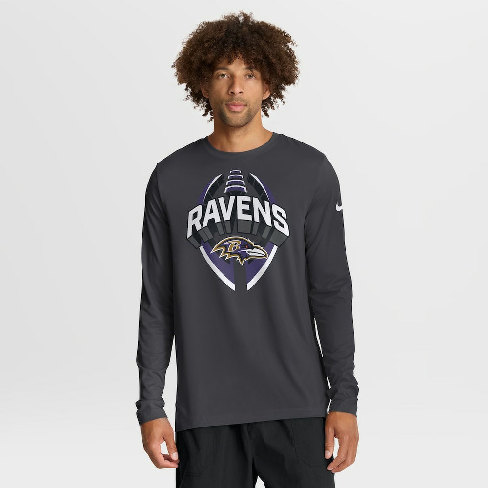 Baltimore Ravens Primetime Legend Icon Performance Long Sleeve T-Shirt - Anthracite outlet