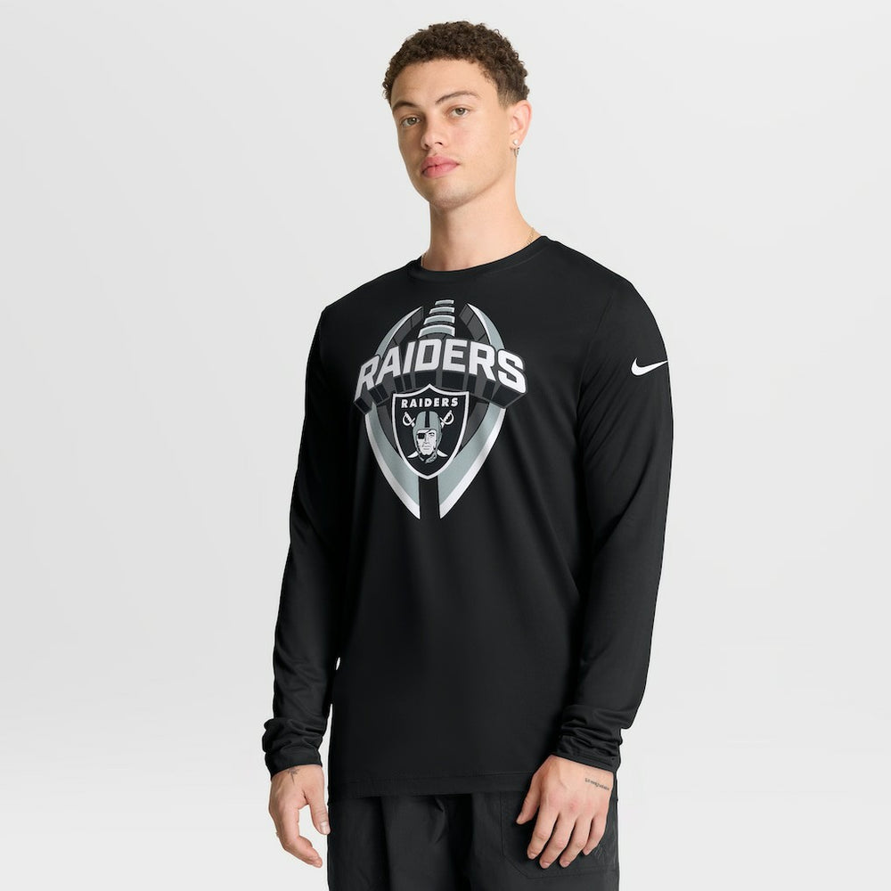 Las Vegas Raiders Primetime Legend Icon Performance Long Sleeve T-Shirt - Black on sale