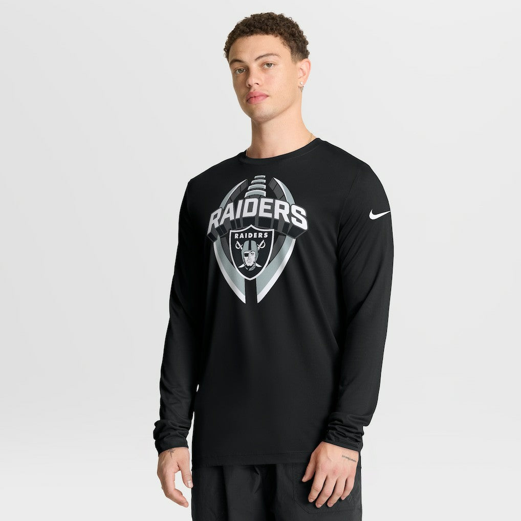Las Vegas Raiders Primetime Legend Icon Performance Long Sleeve T-Shirt - Black on sale