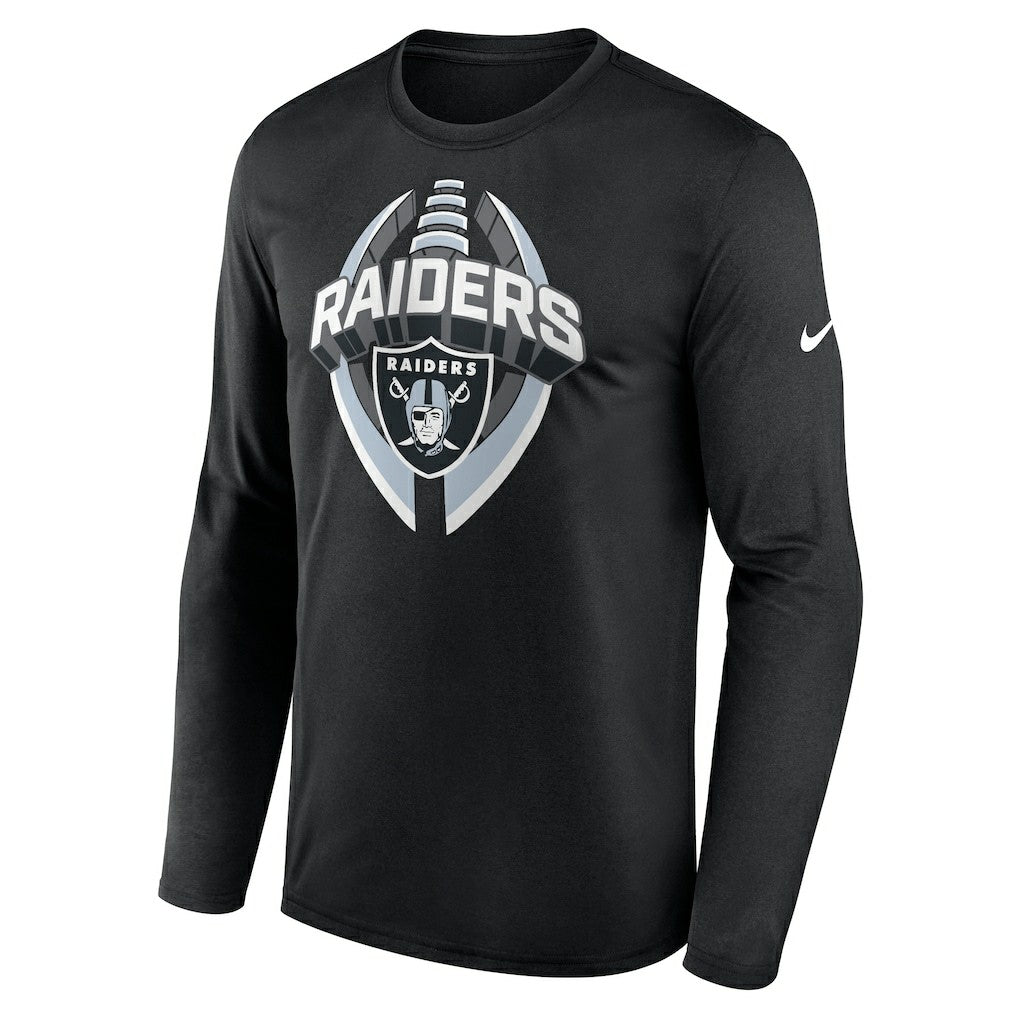 Las Vegas Raiders Primetime Legend Icon Performance Long Sleeve T-Shirt - Black on sale