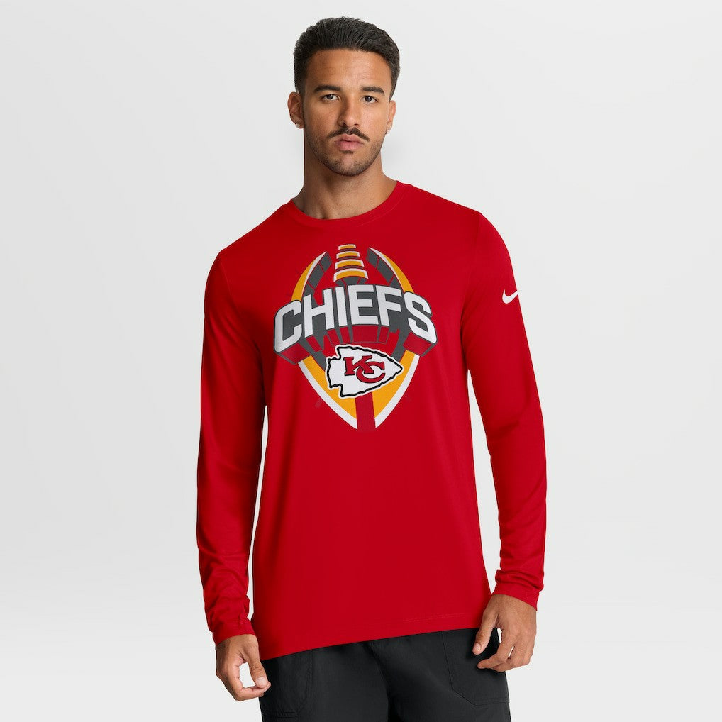 Kansas City Chiefs Primetime Legend Icon Performance Long Sleeve T-Shirt - Red discount