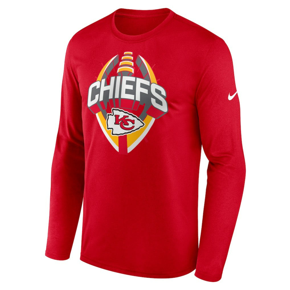 Kansas City Chiefs Primetime Legend Icon Performance Long Sleeve T-Shirt - Red discount