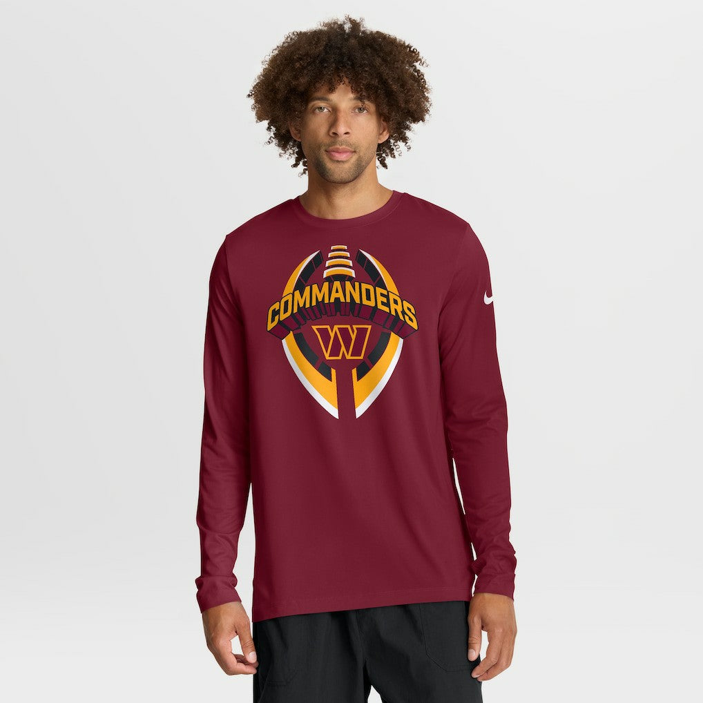 Washington Commanders Primetime Legend Icon Performance Long Sleeve T-Shirt - Burgundy on sale