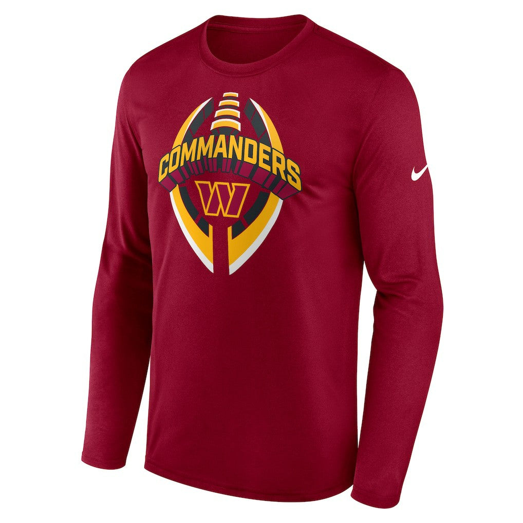 Washington Commanders Primetime Legend Icon Performance Long Sleeve T-Shirt - Burgundy on sale