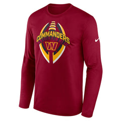 Washington Commanders Primetime Legend Icon Performance Long Sleeve T-Shirt - Burgundy on sale