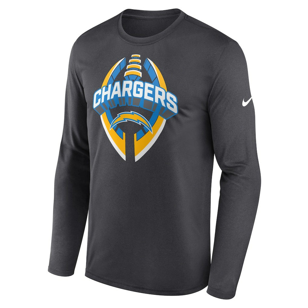 Los Angeles Chargers Primetime Legend Icon Performance Long Sleeve T-Shirt - Anthracite discount