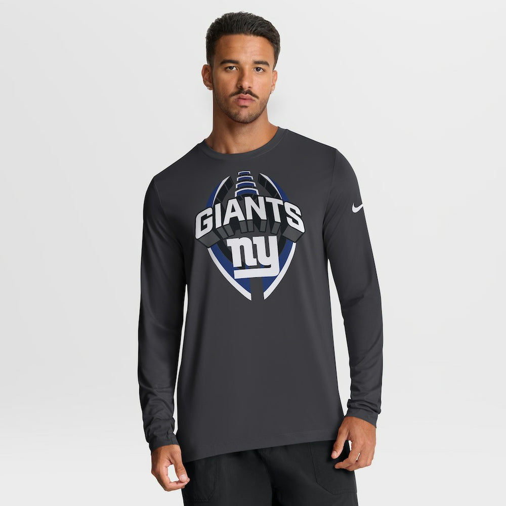 New York Giants Primetime Legend Icon Performance Long Sleeve T-Shirt - Anthracite cheap