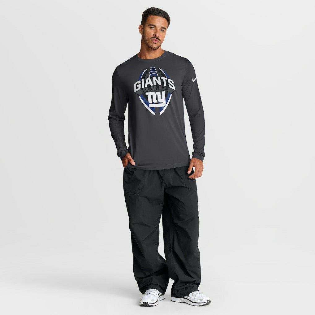 New York Giants Primetime Legend Icon Performance Long Sleeve T-Shirt - Anthracite cheap