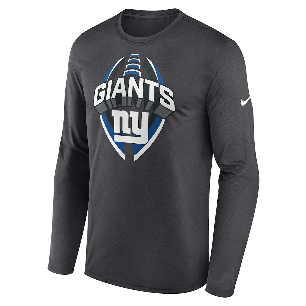 New York Giants Primetime Legend Icon Performance Long Sleeve T-Shirt - Anthracite cheap