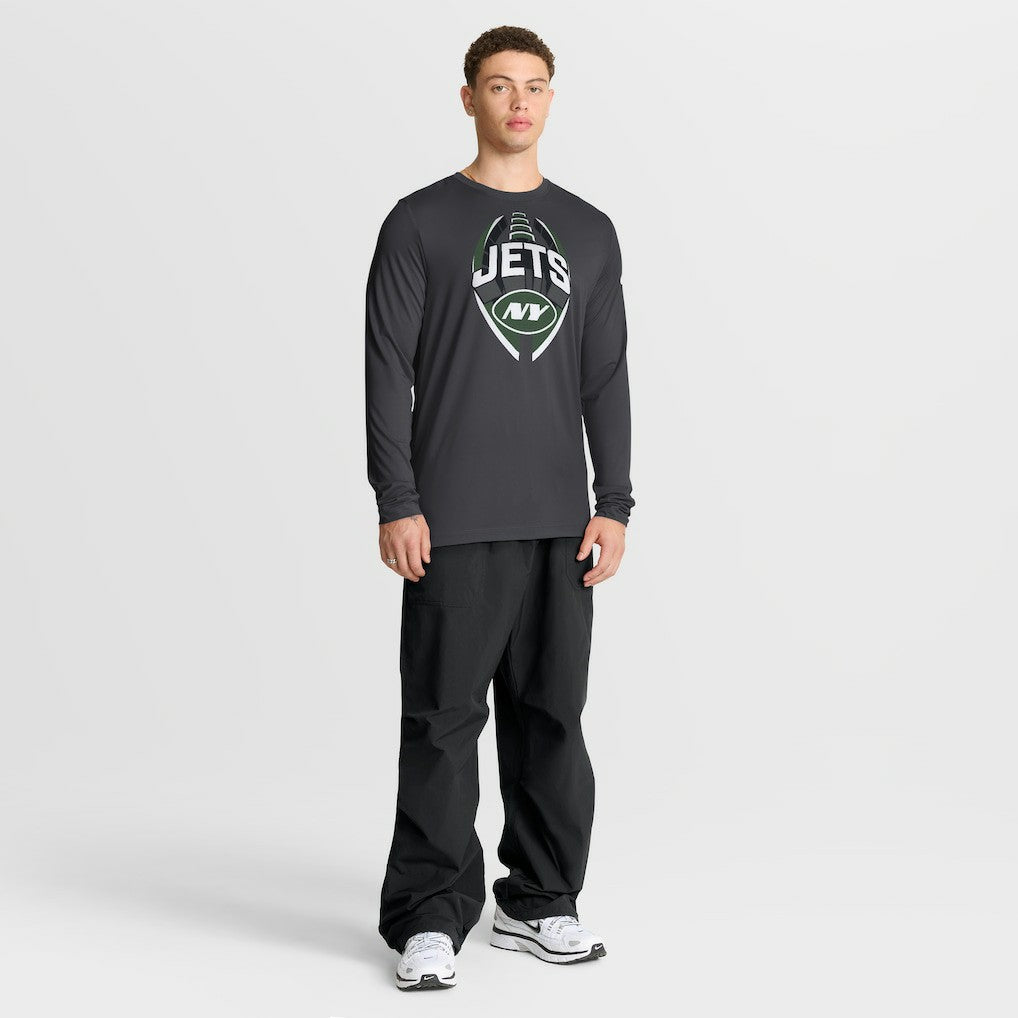 New York Jets Primetime Legend Icon Performance Long Sleeve T-Shirt - Anthracite sale