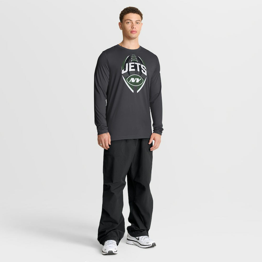 New York Jets Primetime Legend Icon Performance Long Sleeve T-Shirt - Anthracite sale