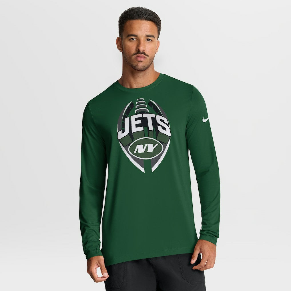 New York Jets Primetime Legend Icon Performance Long Sleeve T-Shirt - Green cheap