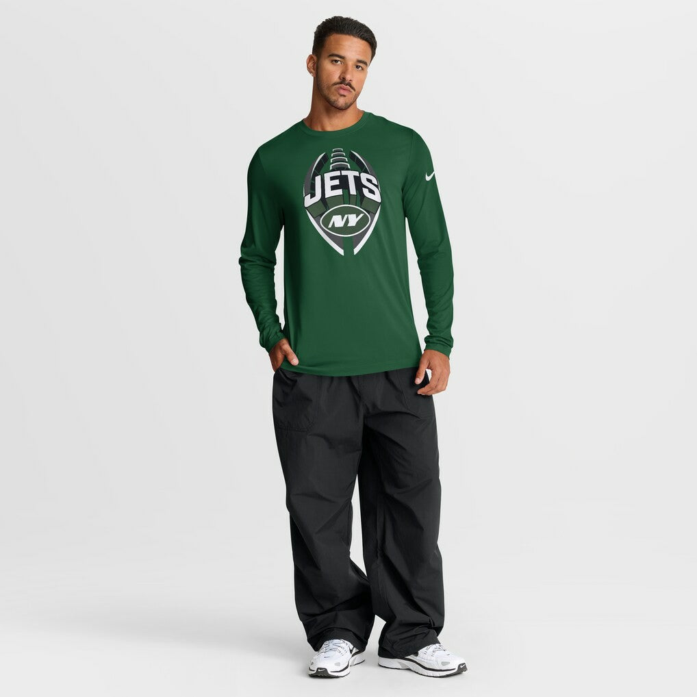 New York Jets Primetime Legend Icon Performance Long Sleeve T-Shirt - Green cheap